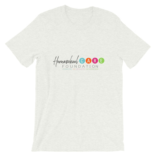 BES x HCF "Homeschool CARE Foundation" Gray Graphic Tee