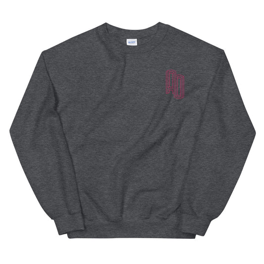 AO Emblem Embroidered Dark Gray Unisex Sweatshirt